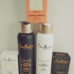 Shea Moisture Body Wash Set - Black, White, Orange